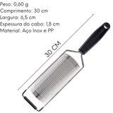 Ralador 1 Face em Aço Inox 30cm