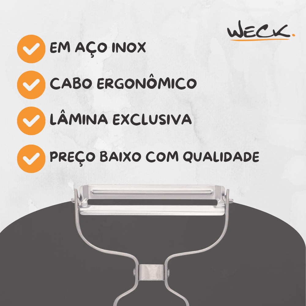Descascador de Legumes em Aço Inox - A Gourmet