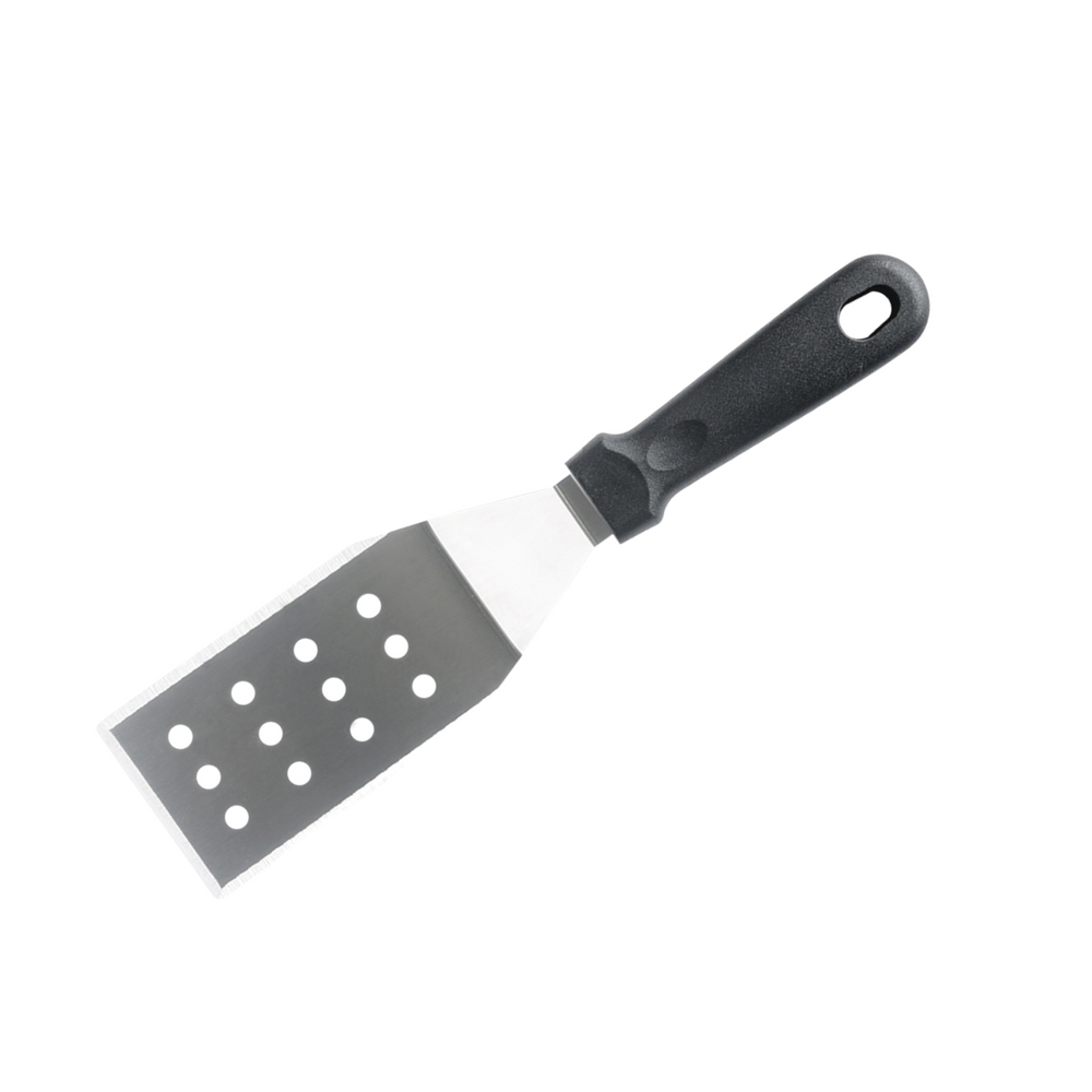 Espátula Quadrada  Perfurada em Aço Inox Profissional Weck