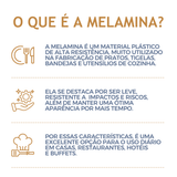 Travessa Retangular Melamina 45cm