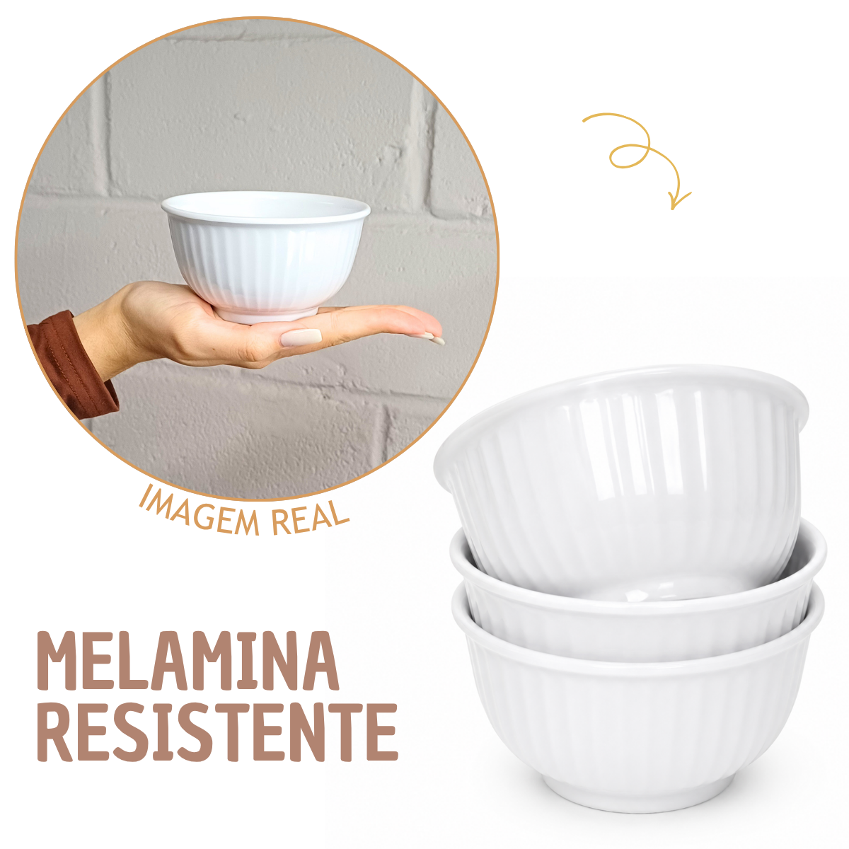 Tigela de Melamina 370ml