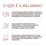 Travessa Melamina Meia Lua