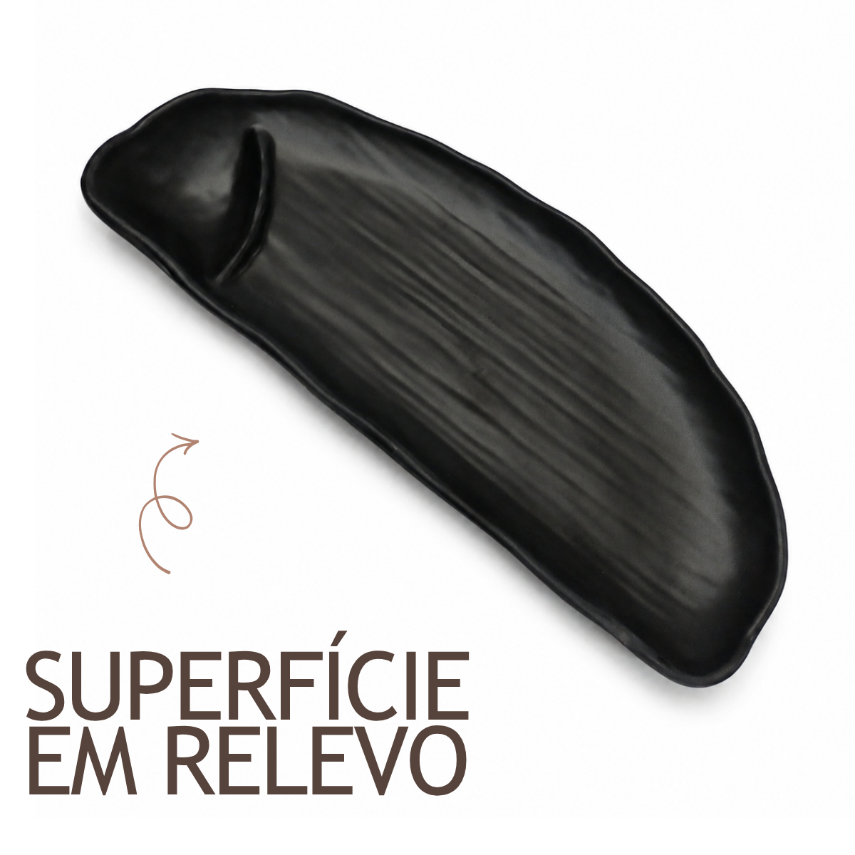 Travessa Melamina Meia Lua