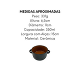 Mini Caçarola de Cerâmica 350ml - A Gourmet
