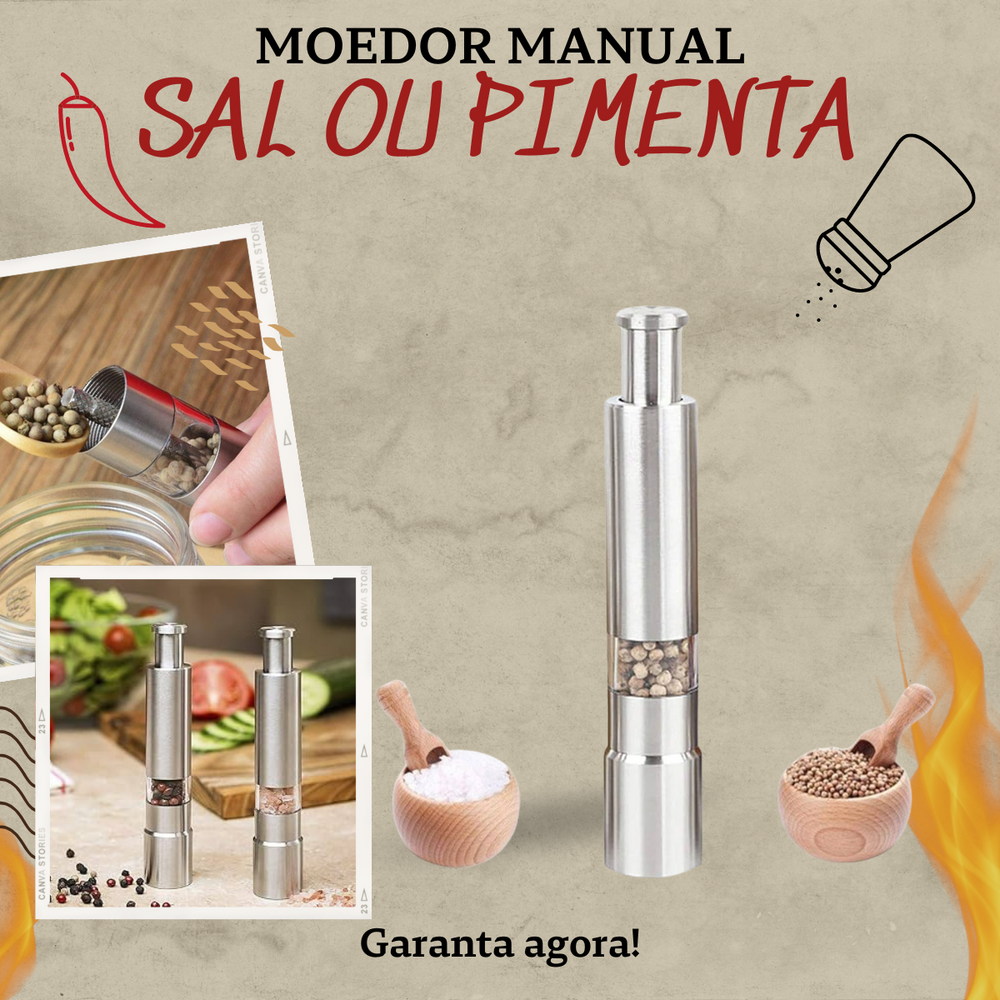 Moedor Manual de Sal e Pimenta unyhome
