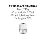 Mini Processador Alimentos USB - A Gourmet
