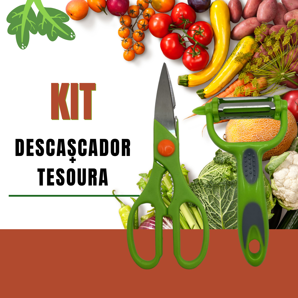 Descascador de Inox Tesoura Multiuso - A Gourmet