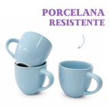 Xicara de Café Porcelana Azul 95ml