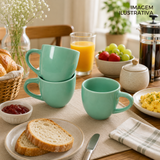 Xicara de Café Porcelana Verde 95ml