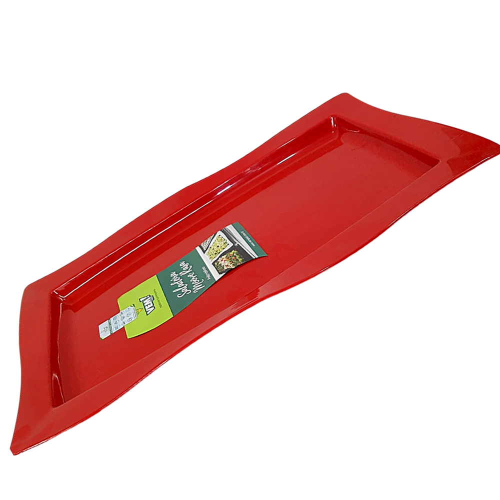 Tigela Saladeira Moove Rasa Vermelha 3L VemPlast