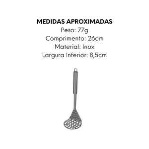 Amassador de Batata em Aço inox A Gourmet