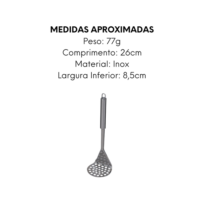 Amassador de Batata em Aço inox Main Image