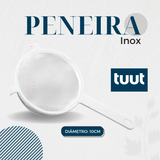 Peneira em Aço inox 10cm