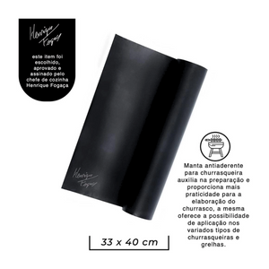 Manta Antiaderente Para Churrasco Fogazza A Gourmet