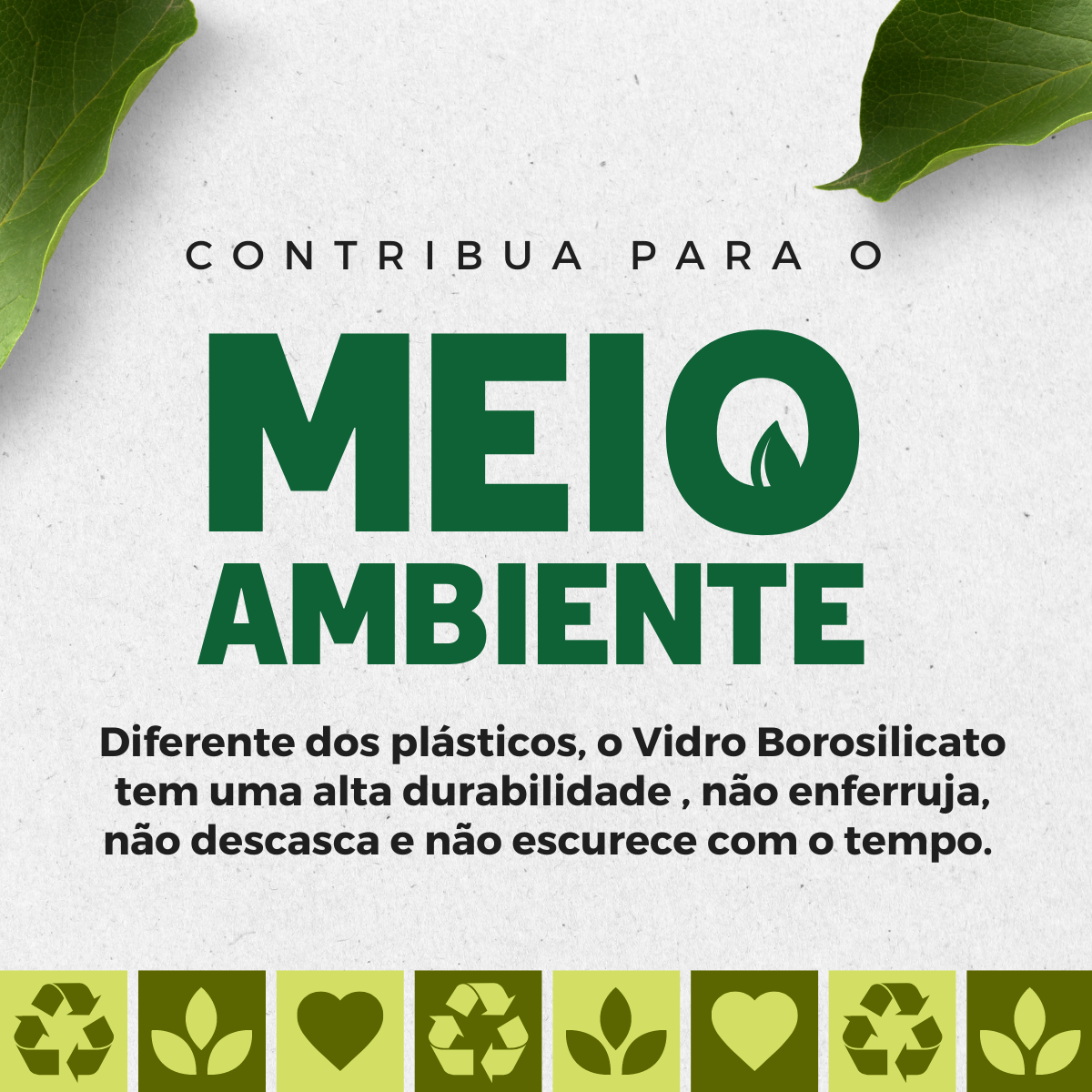 Conjunto 4 Canudos Boro Com Escova de Limpar - A Gourmet