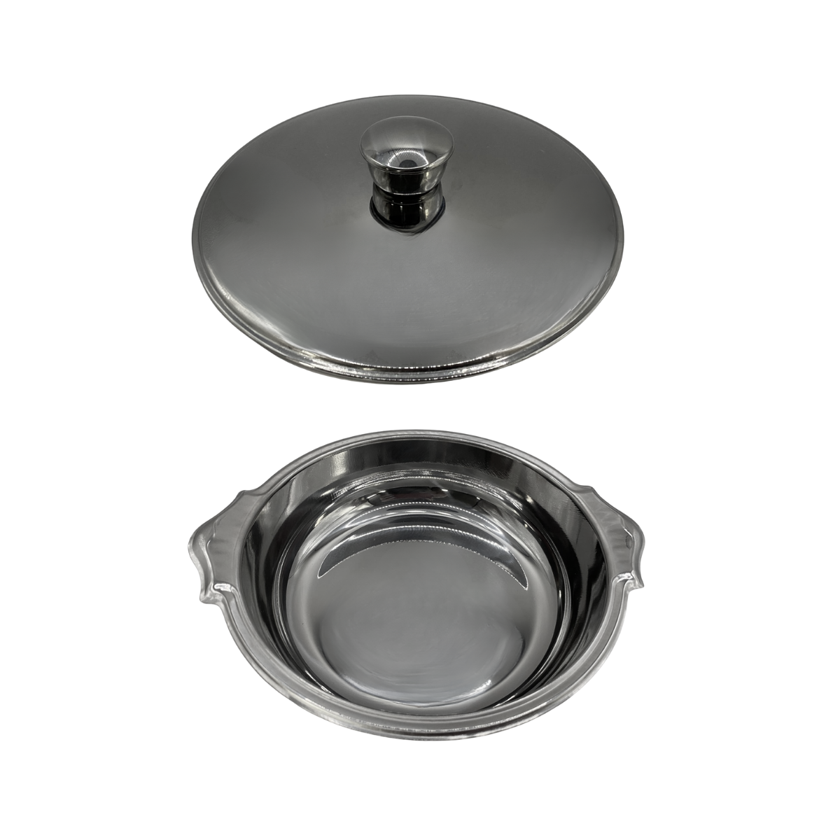Rechaud Redondo Perfectha em Aço Inox - A Gourmet