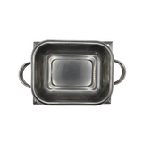 Rechaud Retangular Pequeno de Aço inox 1,3L - A Gourmet