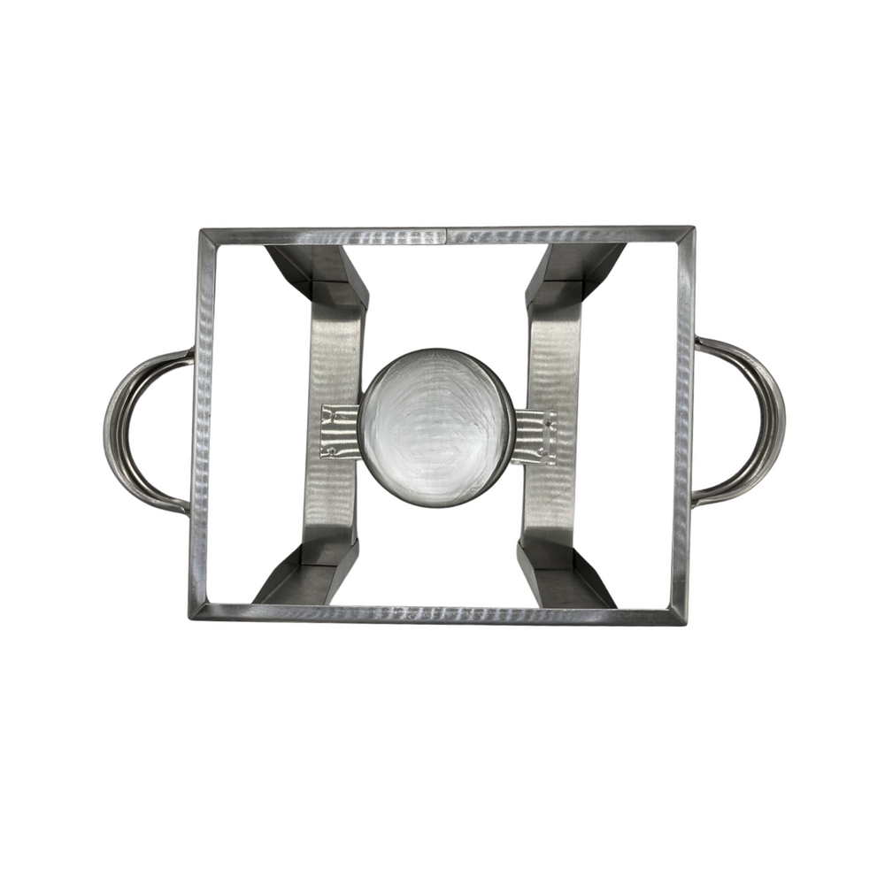 Rechaud Retangular Grander de Aço Inox 4,5L - A Gourmet