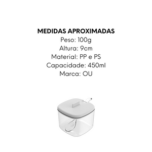 Açucareiro Break de Polipropileno OU