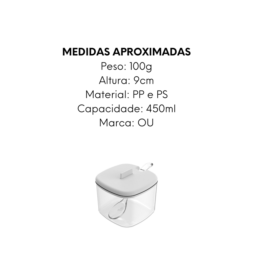 Açucareiro Break de Polipropileno OU