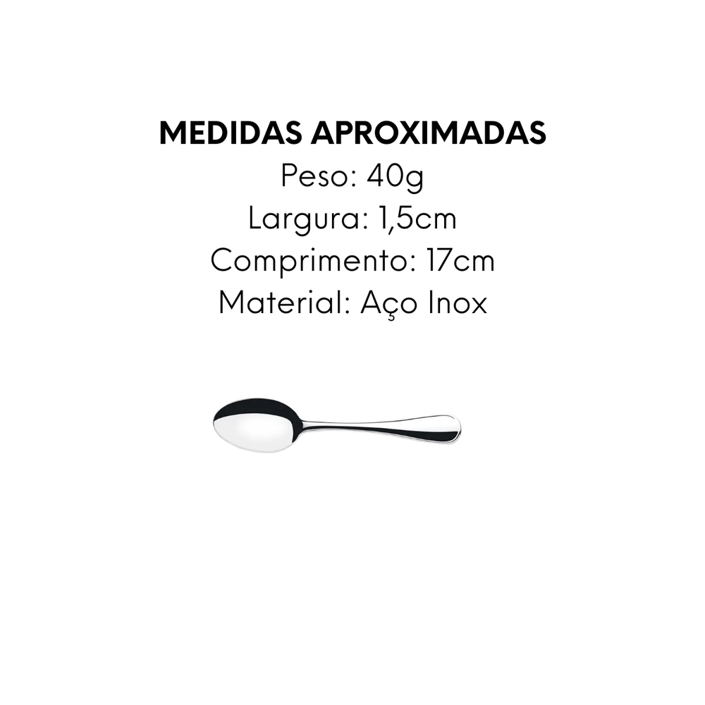 Colher de Sobremesa Florença - A Gourmet
