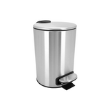 Lixeira de Aço Inox Com Pedal 3L