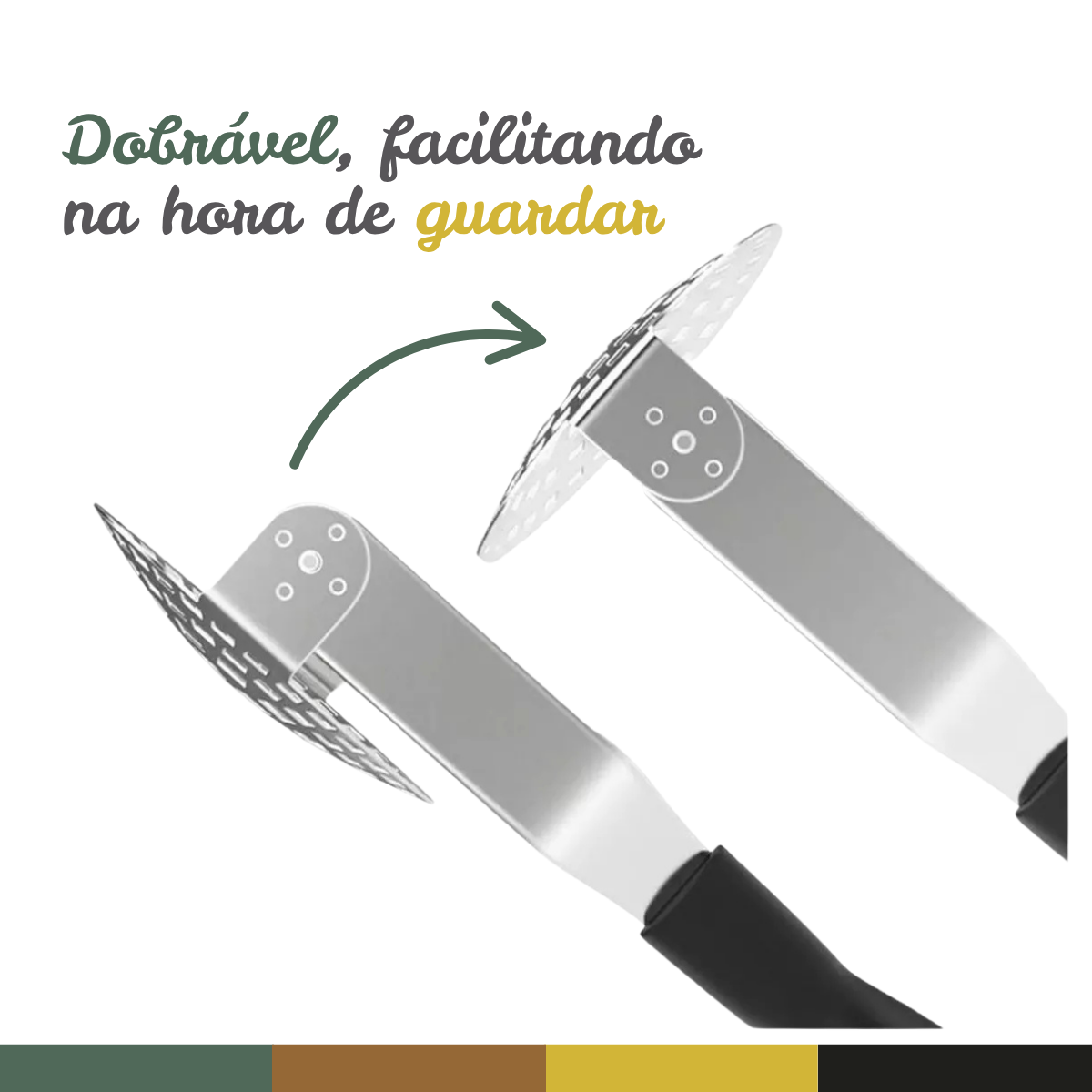 Amassador de Batata Aço Inox