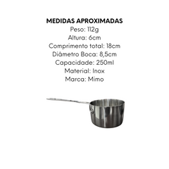 Mini Panela Para Servir em Aço Inox Mimo Style