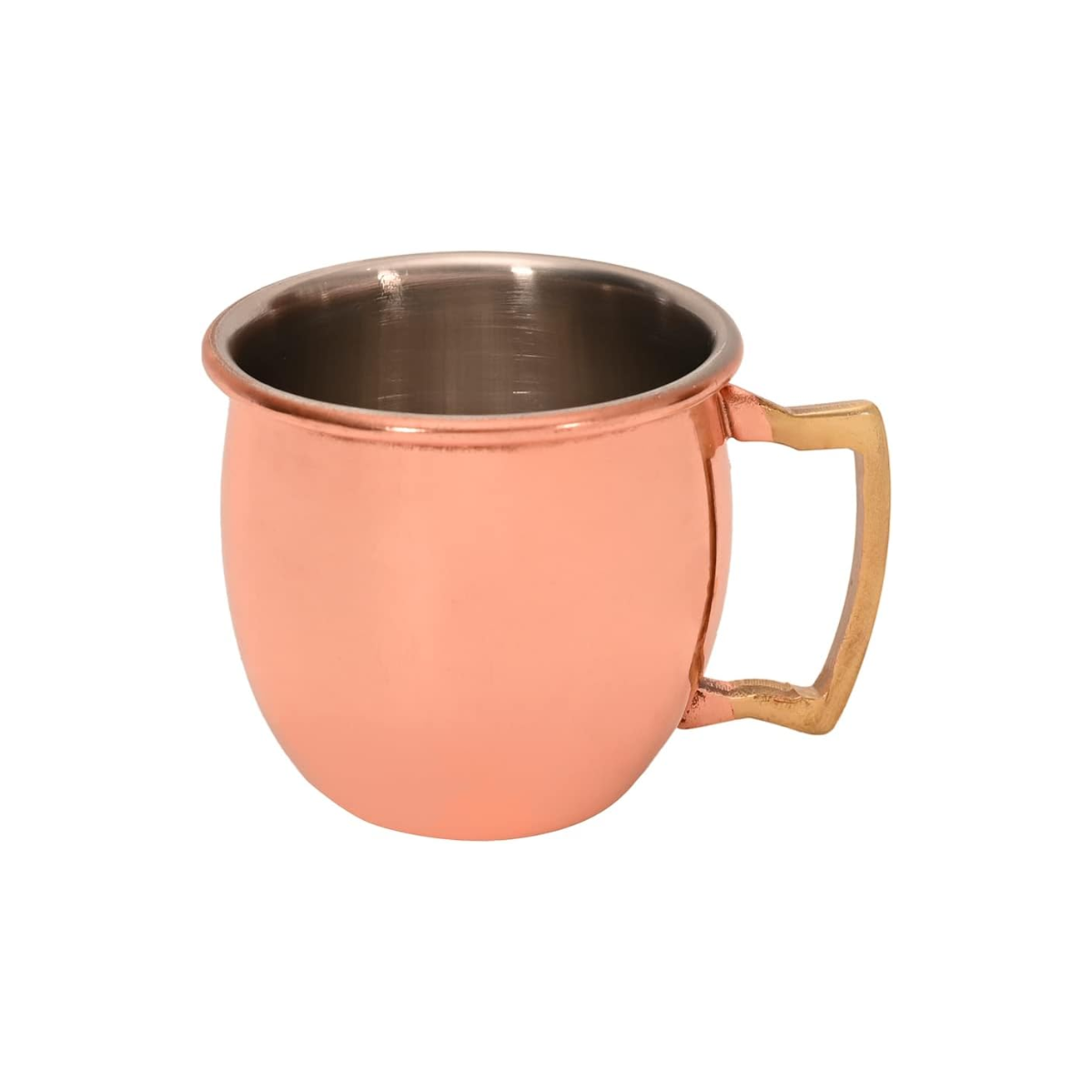 Mini Caneca Moscow Mule Inox Bronze 60ml