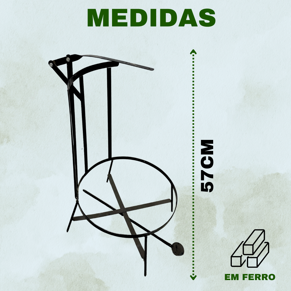 armacao de lixeira 30 litros