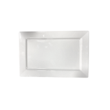 Prato de Porcelana Segunda Linha Retangular Piatto 31cm - A Gourmet