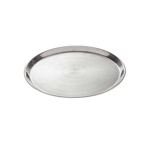 Bandeja Redonda em Aço Inox 36cm - A Gourmet