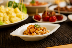 barquinha de melamina servir finger food buffet