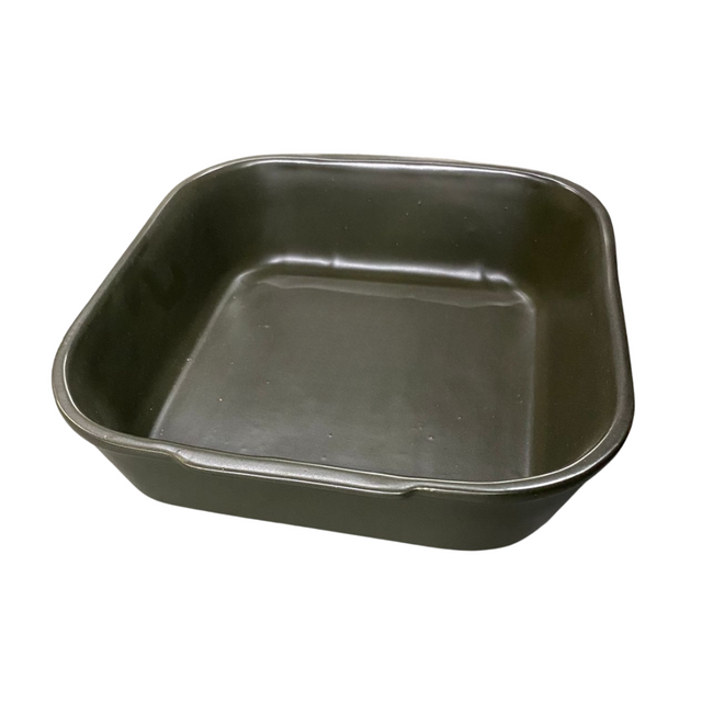 Travessa Quadrada G 27cm Petróleo - A Gourmet Hover Image