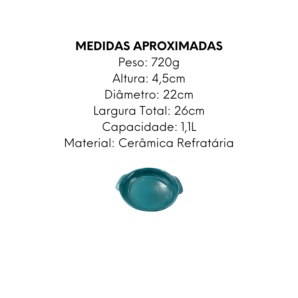 Travessa Redonda P Jade - A Gourmet