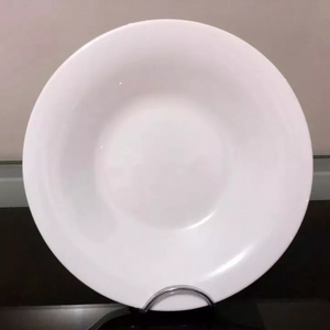 Prato Elegante Fundo de Vidro Temperado 22,5cm - A Gourmet