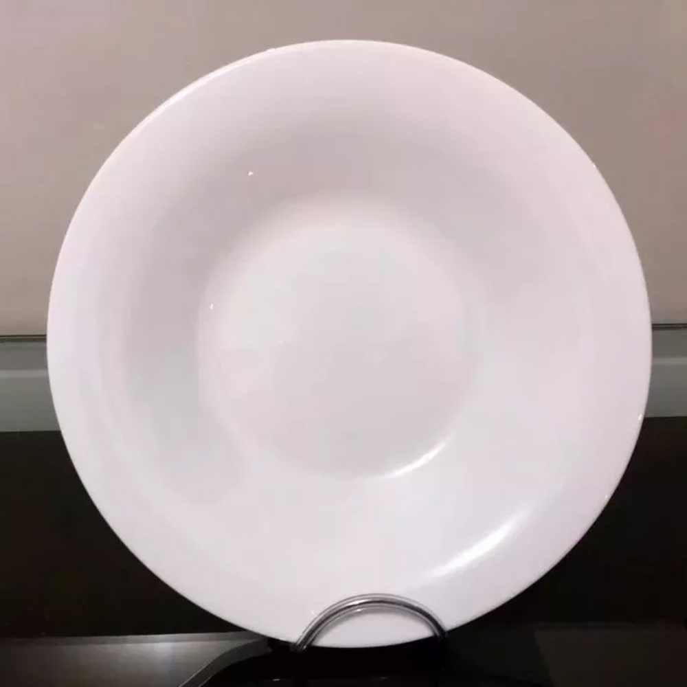 Prato Elegante Fundo de Vidro Temperado 22,5cm - A Gourmet