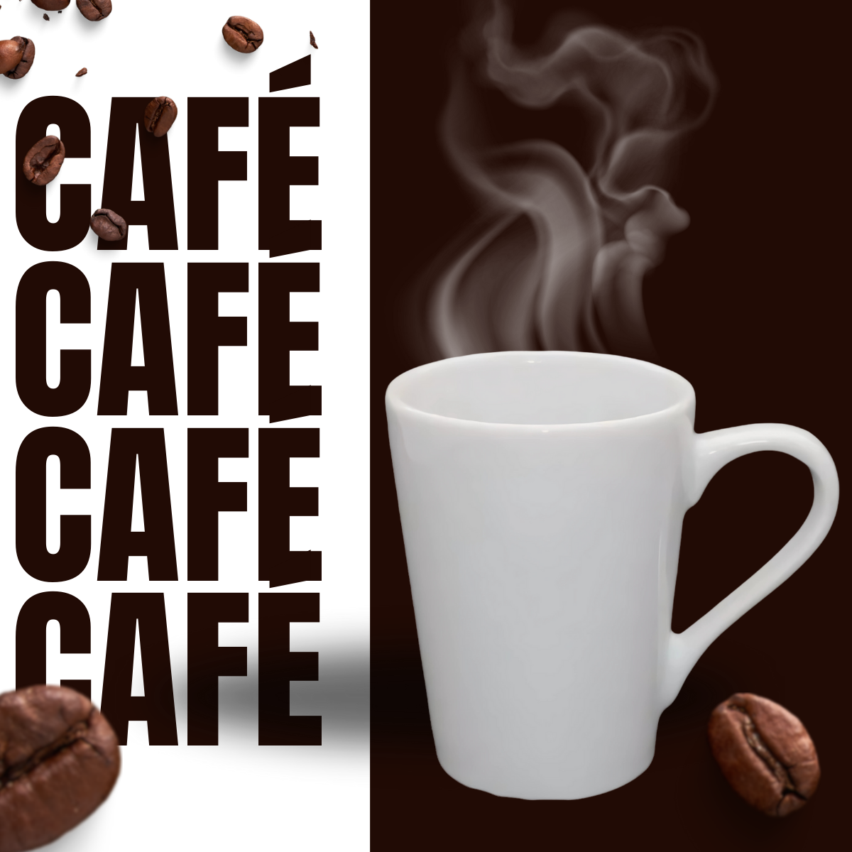 Caneca Copo Porcelana 240ml - A Gourmet