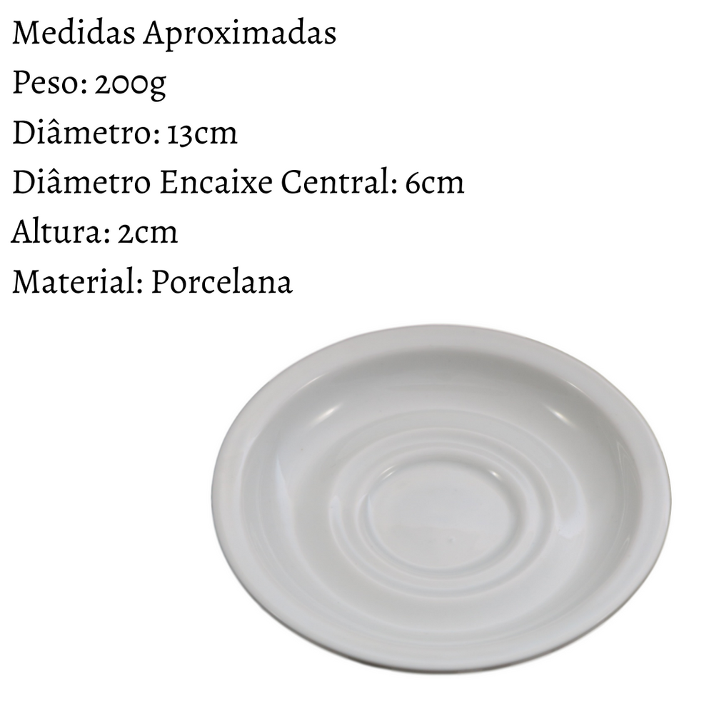Pires em Porcelana Para Café 12cm BelaVista