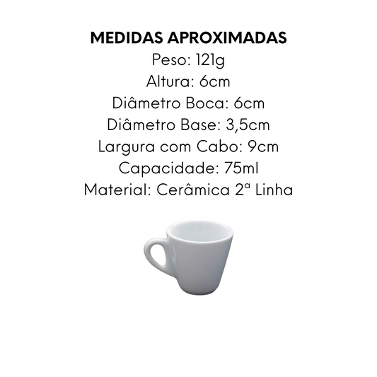 Xicara de Café Pirâmide Segunda Linha