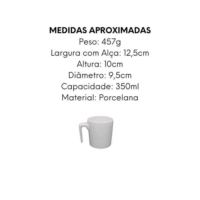 Caneca Porcelana 350ml Main Image
