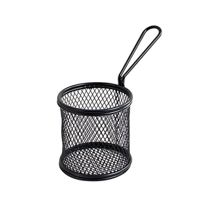 Cesto de Servir em Ferro Preto - A Gourmet