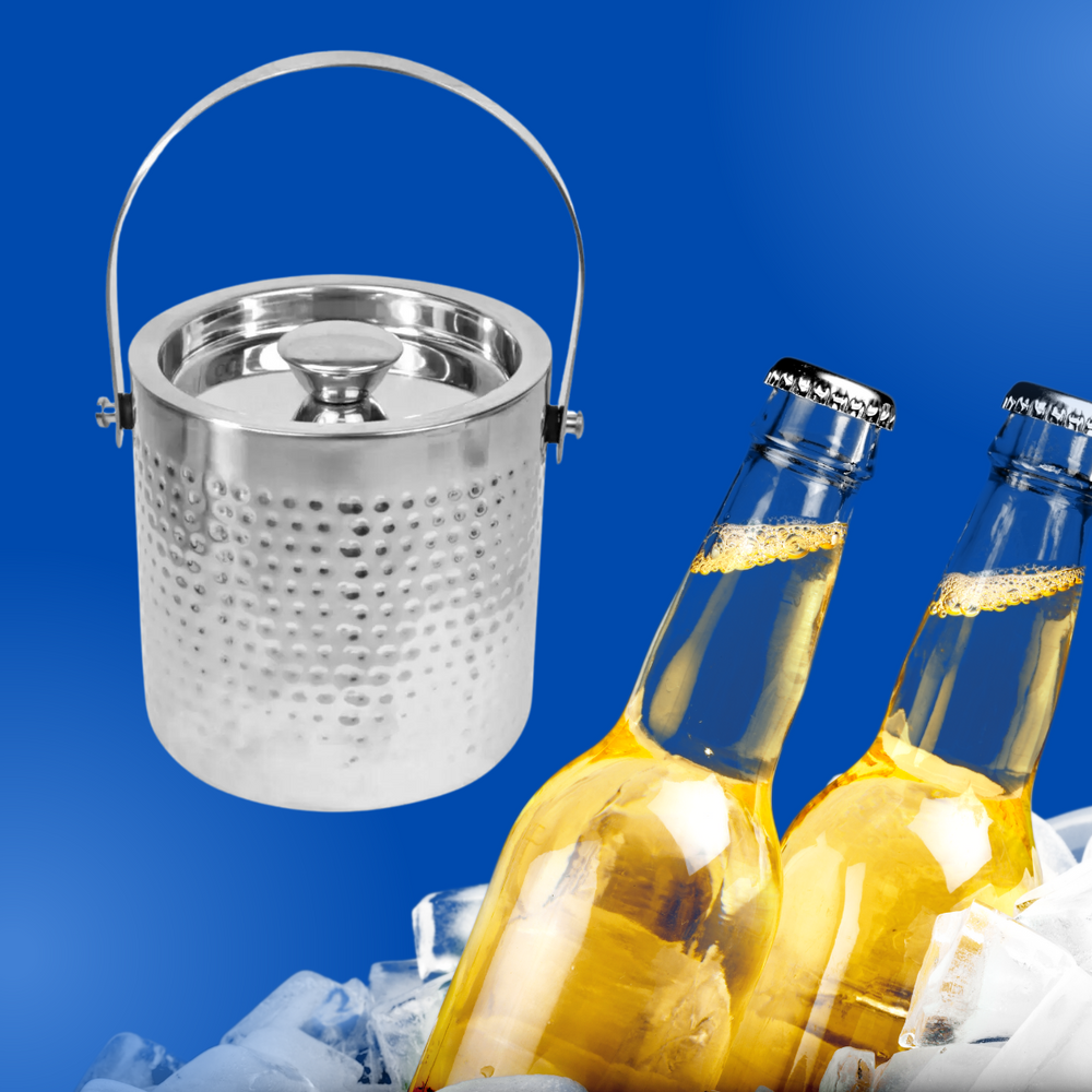 Balde de Gelo em Aço Inox 1680ml Casita