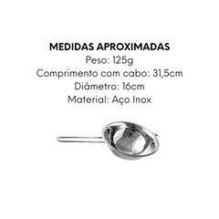 Escorredor de Aço inox Casita Multiuso - A Gourmet