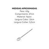Colher Funda Nylon de 35cm - A Gourmet