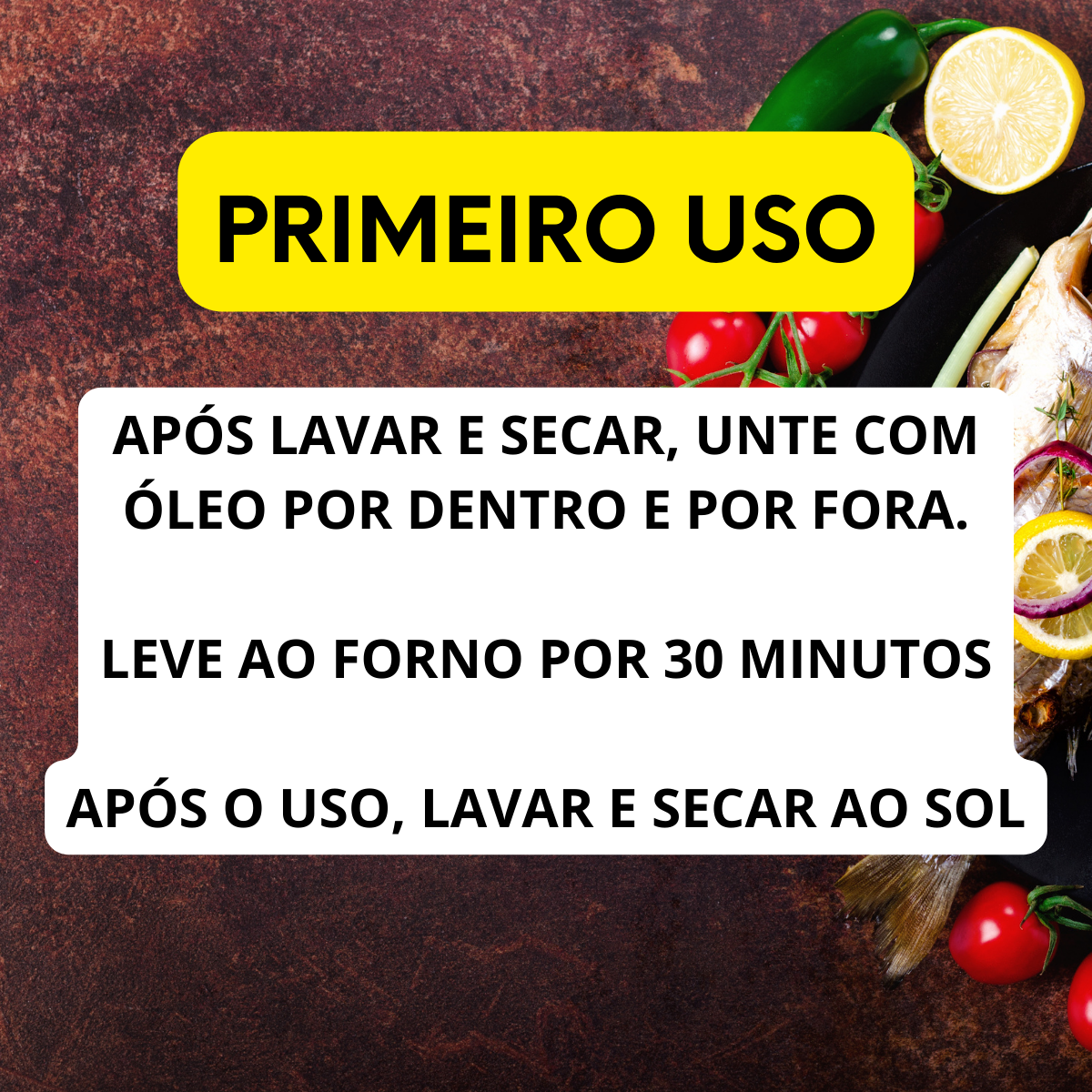 Forma de Peixe Telha de Cerâmica Barro - A Gourmet