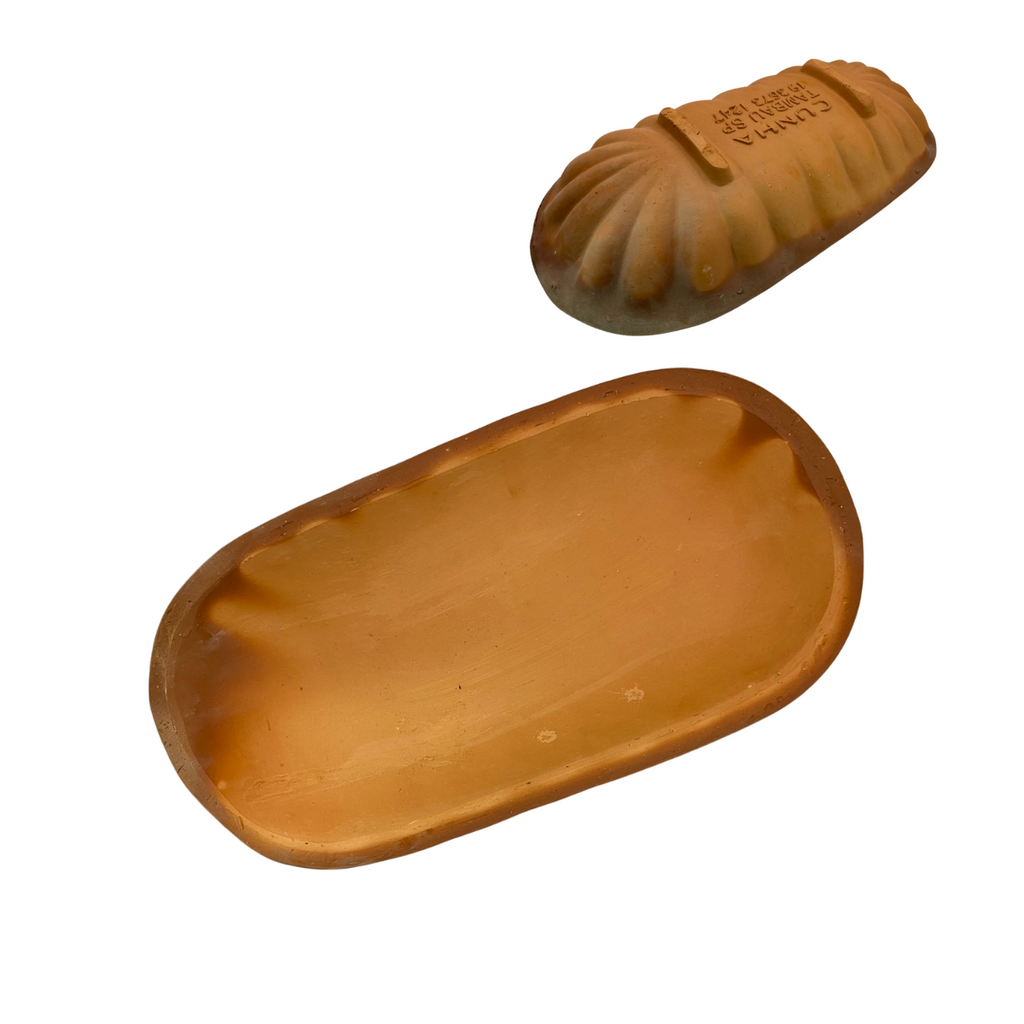 Forma de Peixe Telha de Cerâmica Barro - A Gourmet