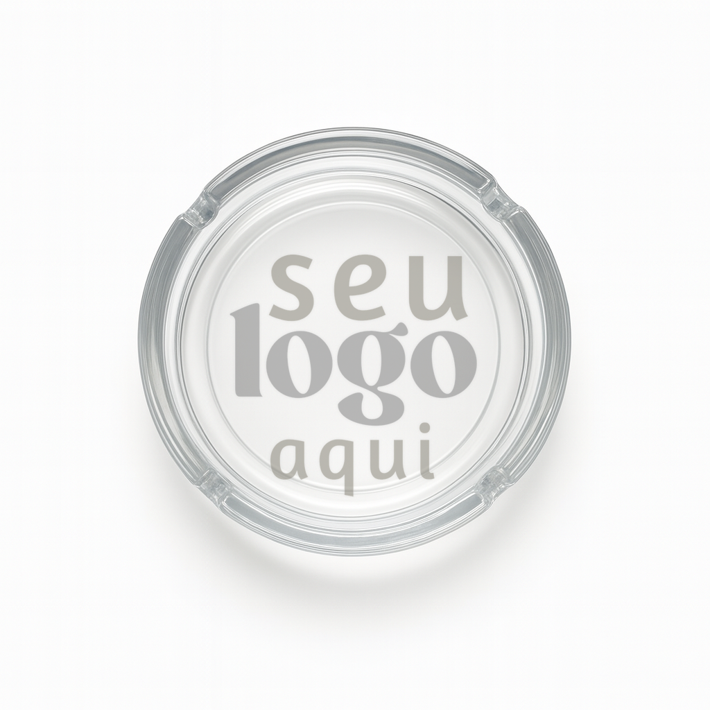 Kit 50 Cinzeiro Personalizado de Vidro