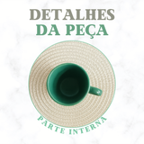 Xicara Café Ceramica Verde 70ml