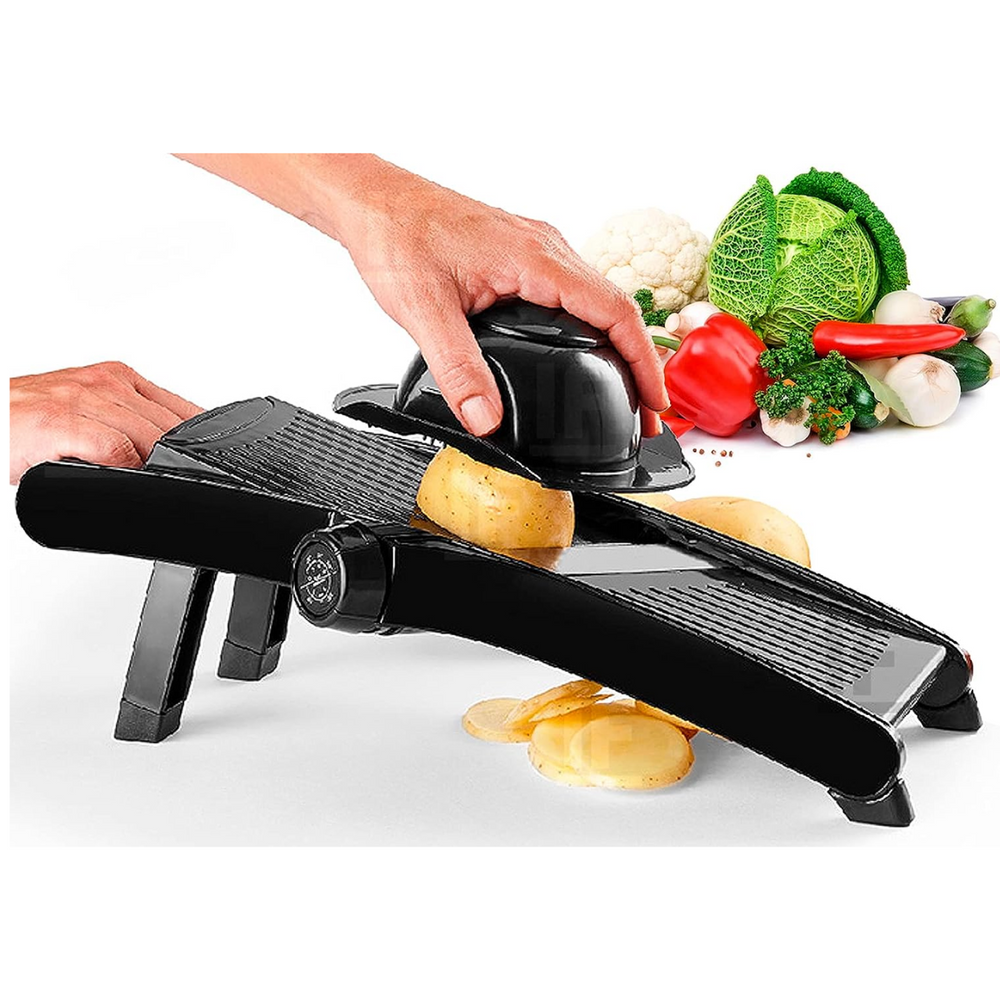 mandolim Ajustavel Preto de Plastico Etilux